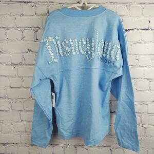 NWT Disneyland Floral Spring Light Blue Spirit Jersey Kids Youth XS 4